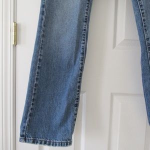 calvin klein blue bootcut jeans